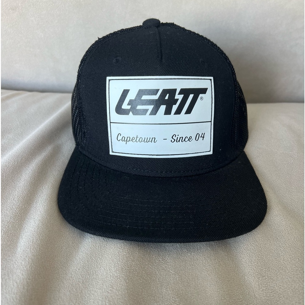 Leatt Racing Mens Capetown Hat Snapback Trucker Cap Black One Size New